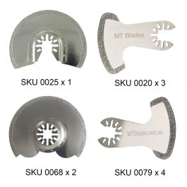 4 x Re-grouting Multi Tool Diamond Blades For Professionals 