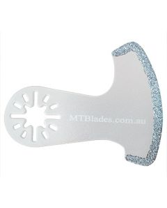 60mm x 2.0mm (100 Grit) Premium Diamond Swing Multi Tool Blade - Standard Release